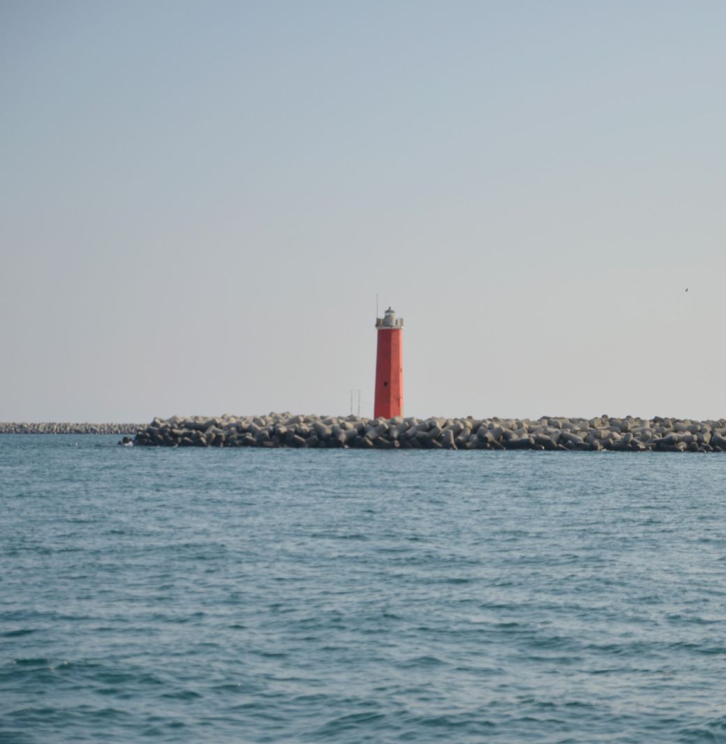 Venice Lido harbor entrance