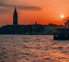Tramonto nel bacino di San Marco