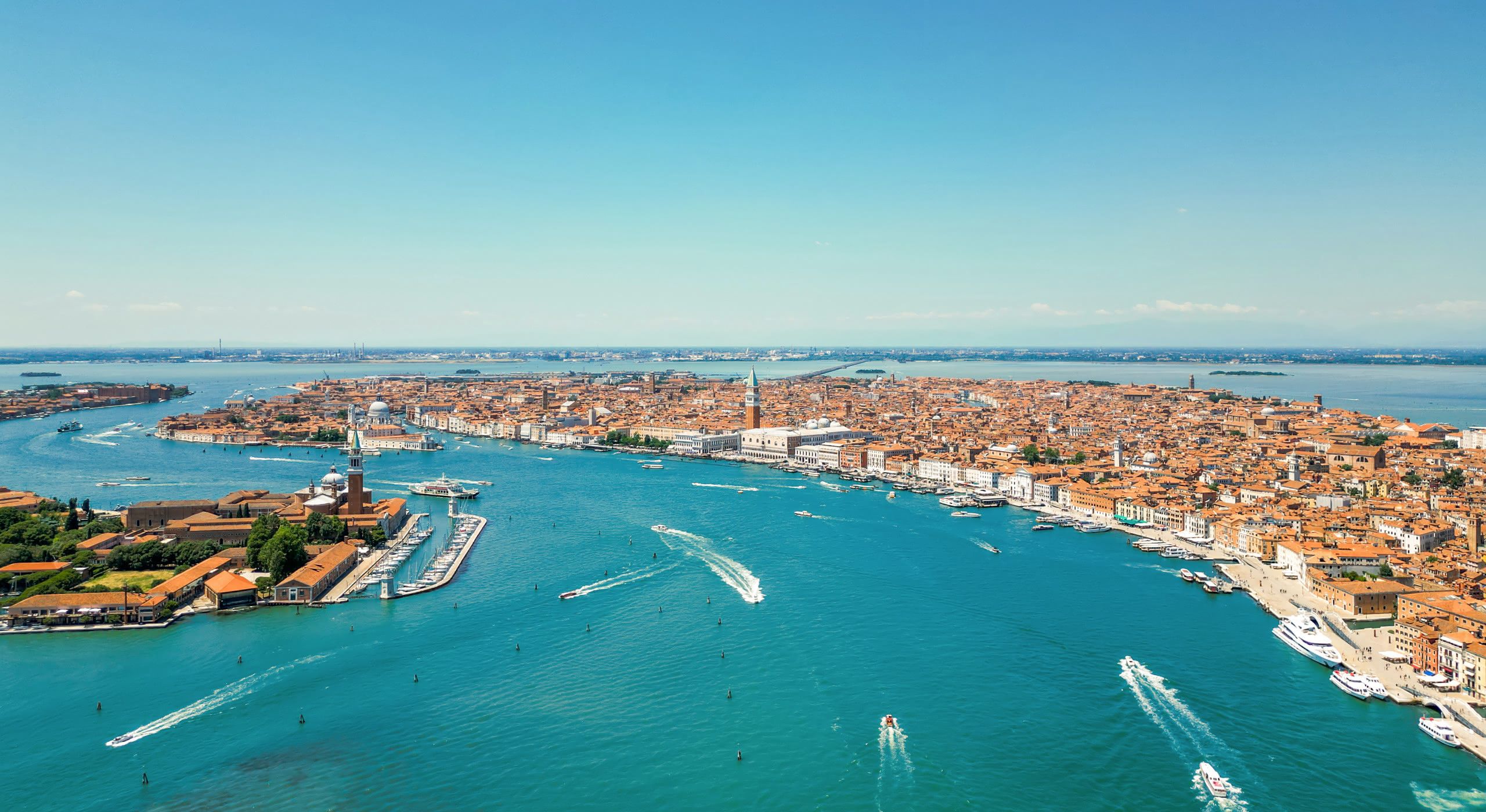 Venezia vista dall'alto