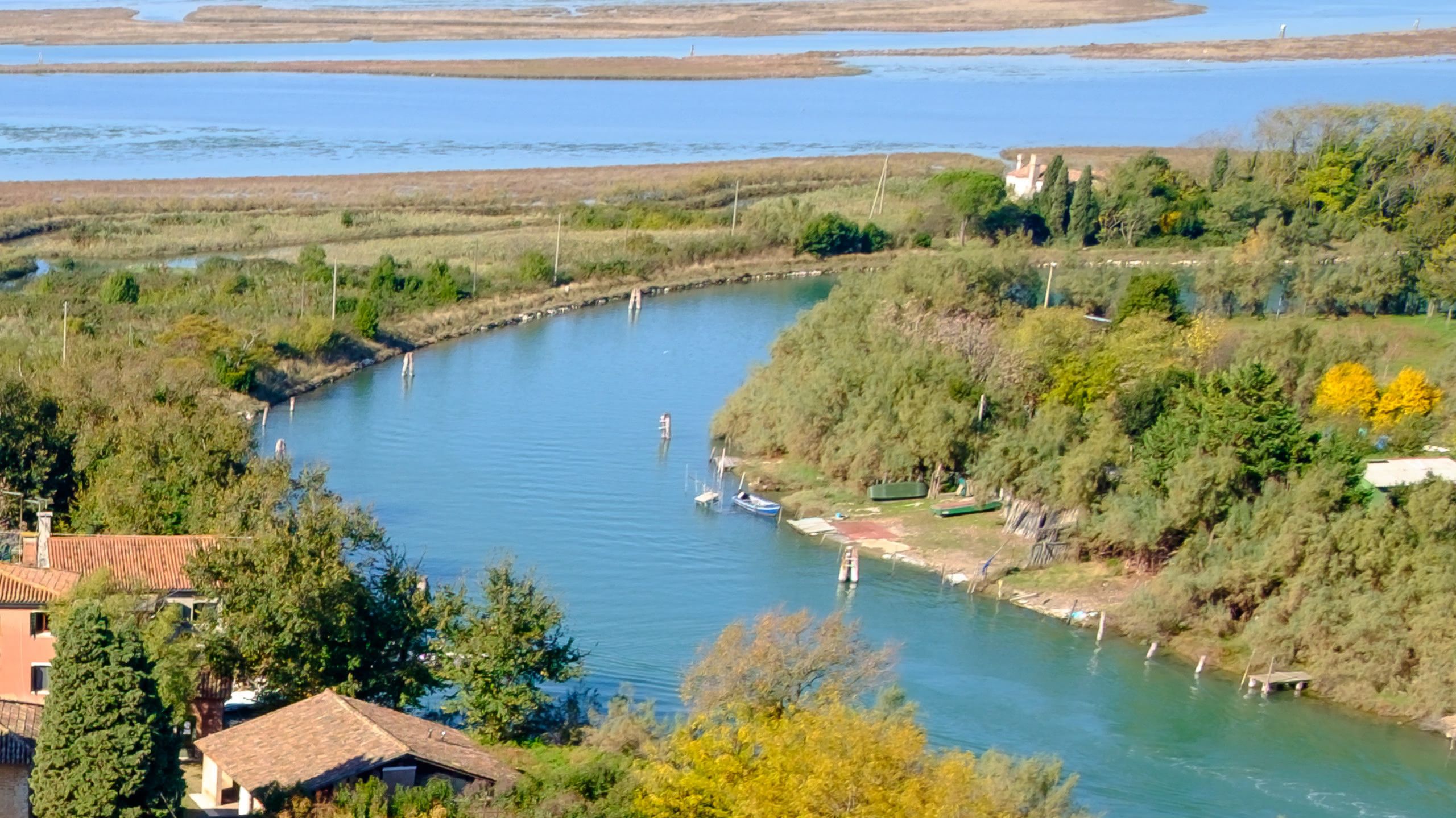 vista aerea di Torcello
