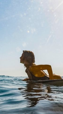 un bagno al Lido di Venezia