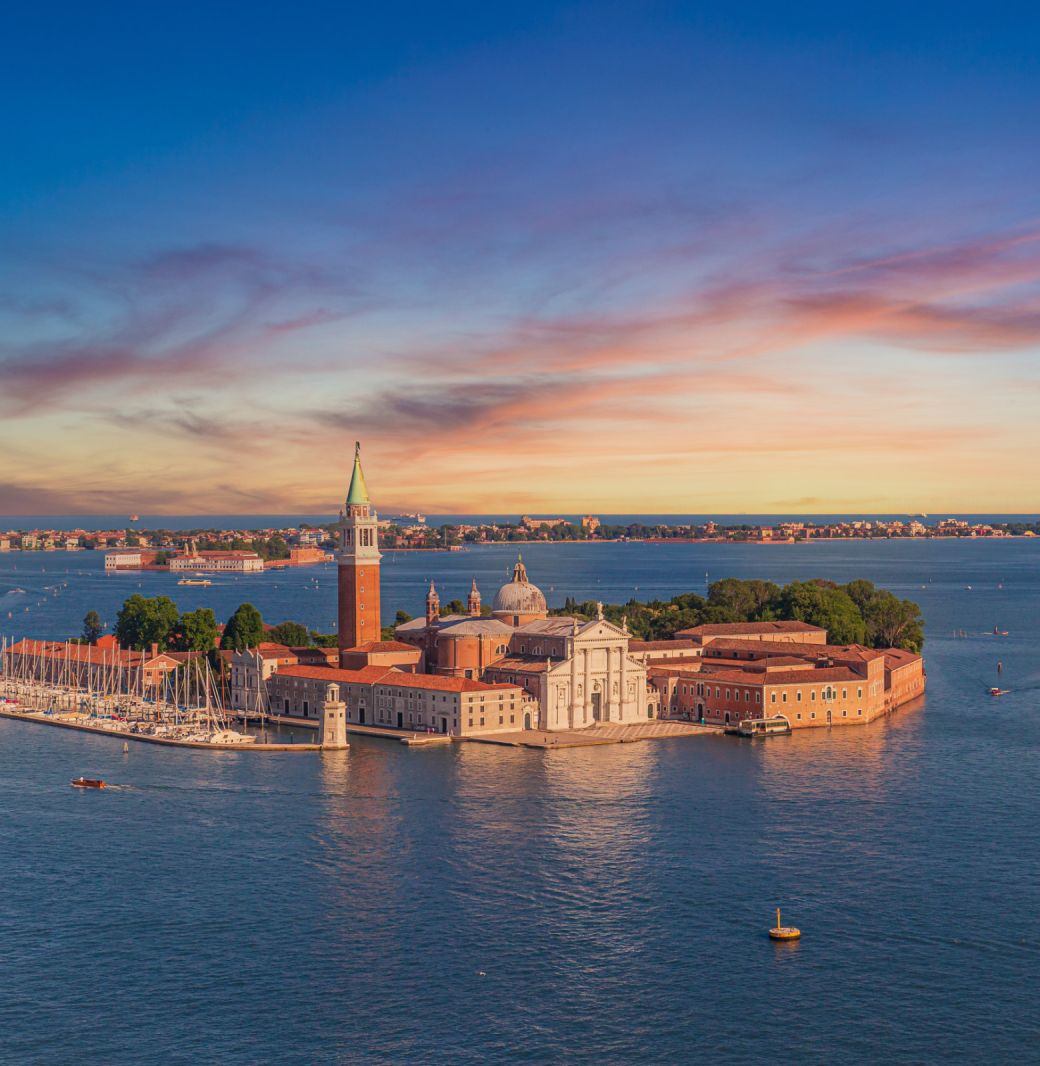 Isola di San Giorgio dall'alto