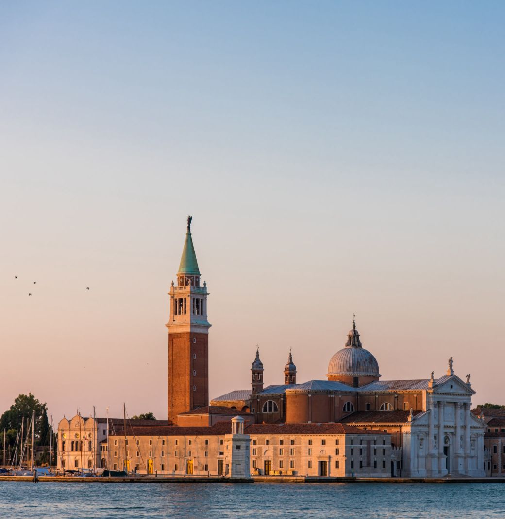 Isola di San Giorgio al tramonto